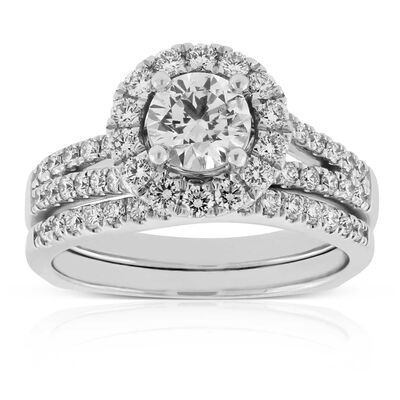 Ikuma Canadian Diamond Bridal Set 14K