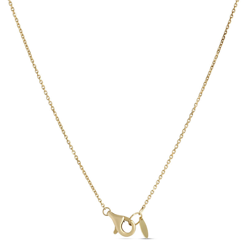 Toscano Large Flexy Checkerboard Necklace with Tassels, 14K Yellow Gold image number 1