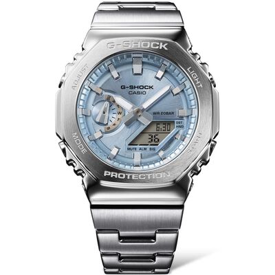 G-Shock GM2110D-2A Ice Blue Dial Watch, 44mm