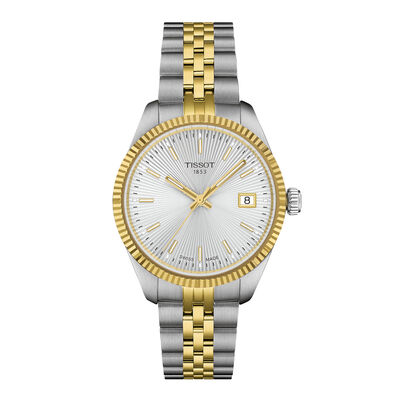 TISSOT Ballade Silver Dial Watch, 34mm