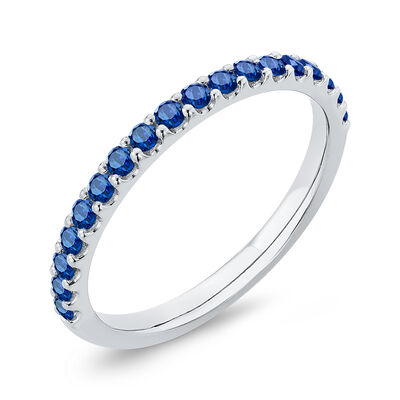 Bella Ponte Sapphire Tiger Band, 14K White Gold