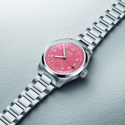Oris Big Crown Pointer Date Calibre 403 Red Dial Watch, 40mm