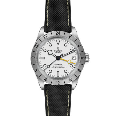TUDOR Black Bay Pro Silver Dial Watch, 39mm