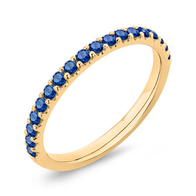 Bella Ponte Sapphire Tiger Band, 14K Yellow Gold