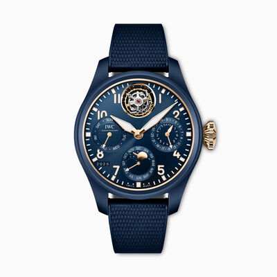 IWC Big Pilot’s Watch Perpetual Calendar Tourbillon Le Petit Prince Blue Dial Watch, 43.5mm