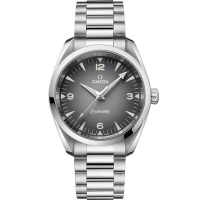 OMEGA Seamaster Railmaster Gray Dial Watch, 38mm