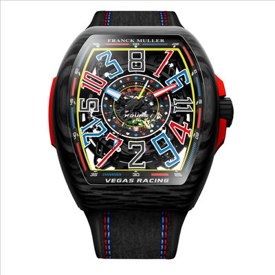 Franck Muller Vanguard Crazy Hours Vegas Racing Multicolored Dial Watch,  44mm