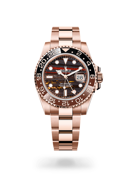 rolex gmt-master ii in 18 kt everose gold, m126715chnr-0002 - ben bridge